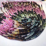Tourmaline 3.5x5mm Roundel 4x4.5mm Square Gemstone Beads DIY Jewelry