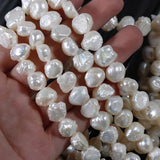 Irregular 9-10mm Freshwater Pearl Beads for Jewelry Making