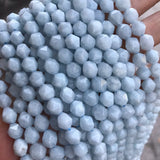 Aquamarine 6mm-10mm Faceted Nugget Beads for Jewelry Making