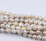 10-13mm Baroque Purple Kesi Reborn Freshwater Pearl Beads