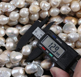 10-13mm Baroque Purple Kesi Reborn Freshwater Pearl Beads