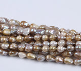 10-13mm Baroque Purple Kesi Reborn Freshwater Pearl Beads