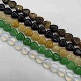 10mm Heart Gemstone Beads for Jewelry Making