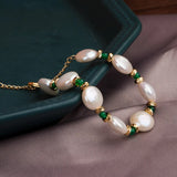 11-12mm Coin Baroque Freshwater Pearl Bracelet