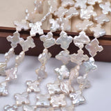 12-14mm Snow Flower Freshwater Pearl Beads Strand for Jewelry Making