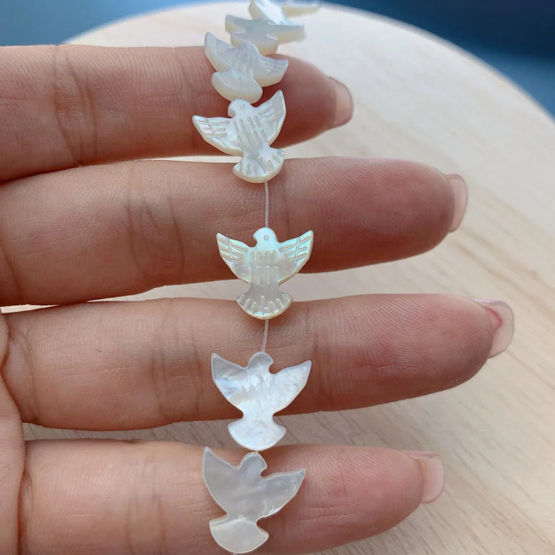 13X12mm Pigeon Pearl Shell Beads for Jewelry Making