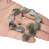 Natural 13X18mm Heart Faceted 11PCS Beads for Jewelry Making