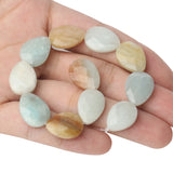 Natural 13X18mm Heart Faceted 11PCS Beads for Jewelry Making