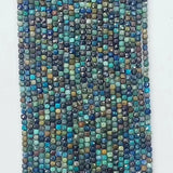 Natural Malachite Square Faceted Beads 2.5mmx2.5mm, 4mmx4mm, 3mmx3mm