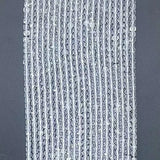 Quartz Square Faceted Beads 2.5mmx2.5mm,4mmx4mm