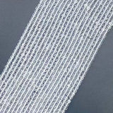 Quartz Square Faceted Beads 2.5mmx2.5mm,4mmx4mm