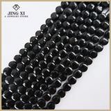 Natural Style 8mm Gemstone Flat Round Faceted Beads for Jewelry Making