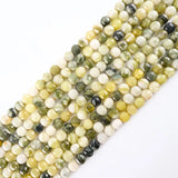 Natural Style 8mm Gemstone Flat Round Faceted Beads for Jewelry Making