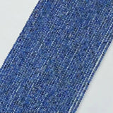 Natural 2mm 3mm 4mm Kyanite Round Faceted Beads for Jewelry Making