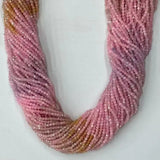 2mm 3mm 4mm Morganite Round Faceted Beads for Jewelry Making