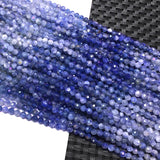 Natural 2mm 3mm 4mm Rondelle Faceted Beads for Jewelry Making