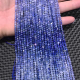 Natural 2mm 3mm 4mm Rondelle Faceted Beads for Jewelry Making
