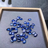 Natural Oval Egg Faceted Sapphire for Ring Making