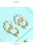 3.5-4mm Freshwater Pearl 14KGP Earrings