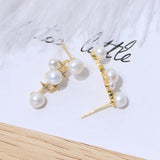 3-6mm Bun Freshwater Pearl Earrings