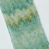 Natural Multicolor Amazonite Round Faceted Beads 3mm 4mm 6mm