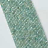 3mmx3mm Amazonite Square Faceted Beads for Jewelry Making