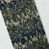 3mm Tourmaline Square Faceted Beads for Jewelry Making