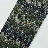 3mm Tourmaline Square Faceted Beads for Jewelry Making
