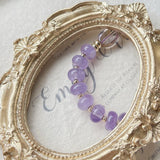 Natural Amethyst and Ametrine 14kgp Bracelet
