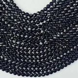 Faceted Agate Beads 4mm 6mm Round Flat for Jewelry Making