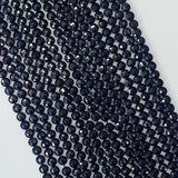 Faceted Agate Beads 4mm 6mm Round Flat for Jewelry Making