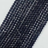 Faceted Agate Beads 4mm 6mm Round Flat for Jewelry Making