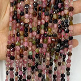 Natural 4mm 6mm Tourmaline Beads for Jewelry Making