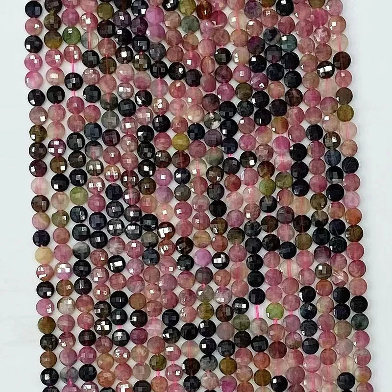 Natural 4mm 6mm Tourmaline Beads for Jewelry Making