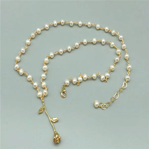4mm Freshwater Pearl Necklace 14KGP Accessories