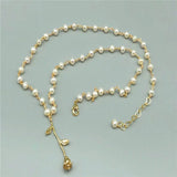 4mm Freshwater Pearl Necklace 14KGP Accessories