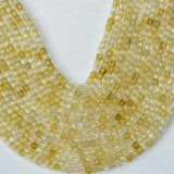 Citrine Faceted Beads 4mmX4mm for Jewelry Making