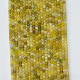 4mm Golden Opal Square Faceted Beads for Jewelry Making