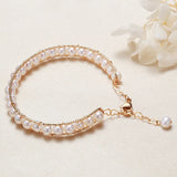 5.5-6mm Freshwater Pearl Bracelet 18KGP