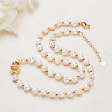 5-6mm 6-6.5mm Freshwater Pearl Choker Necklace