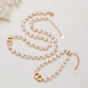 5-6mm 6-6.5mm Freshwater Pearl Choker Necklace