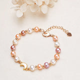 Multicolor Freshwater Pearl Bracelet 18KGP Accessories