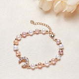 5-6mm Multicolor Freshwater Pearl Bracelet