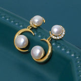 6-6.5mm & 8-8.5mm Freshwater Pearl Stud Earrings