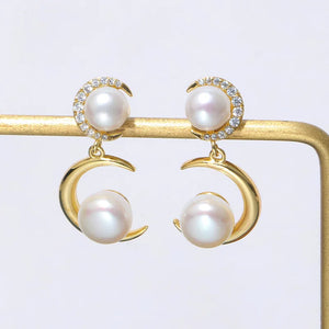 6-6.5mm & 8-8.5mm Freshwater Pearl Stud Earrings