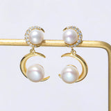 6-6.5mm & 8-8.5mm Freshwater Pearl Stud Earrings