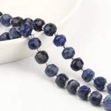 Faceted 6X8mm Rondelle Gemstone Beads 7.5 inch for Jewelry Making