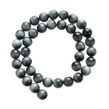 Natural 6mm-12mm Round Eagle Eye Beads for Jewelry Making