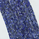 6mm Sodalite Faceted Beads for Jewelry Making