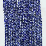 6mm Sodalite Faceted Beads for Jewelry Making